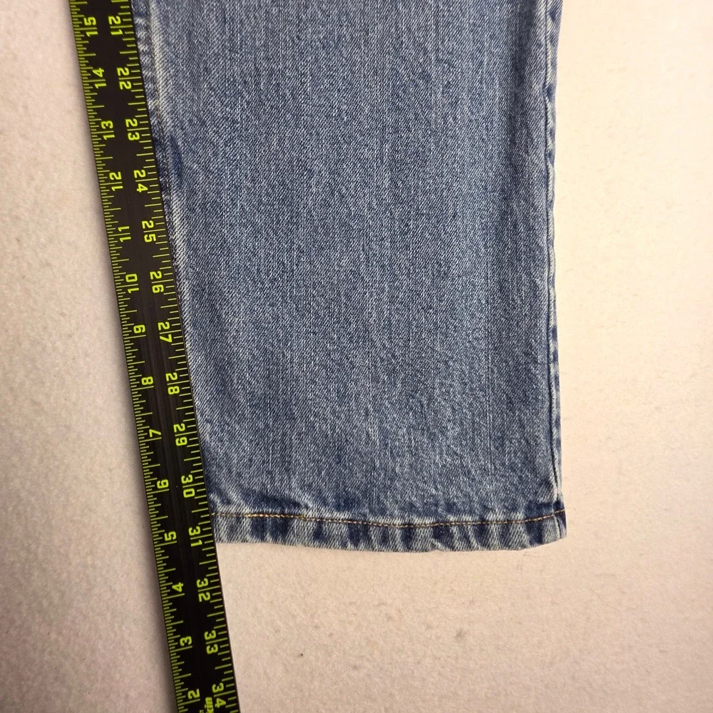 Wrangler Premium Quality Mens Jeans 38x32 Blue Denim Comfort Fit Workwear Rugged